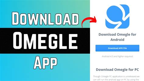 omegle en android|omegle installer.